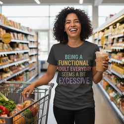 Functional Adult Ring-Spun Cotton T-Shirt – Premium Soft Tee for DTG Printing